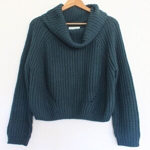 Moon & Madison Cowl Neck Knit Sweater